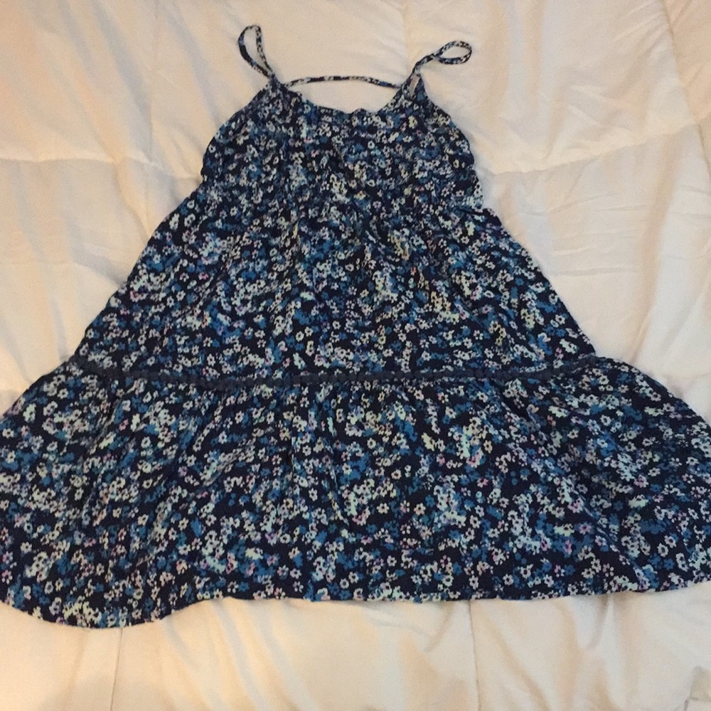 Flower printed sun dress